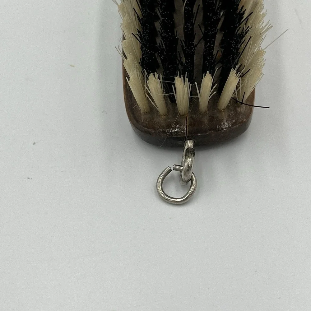 Vintage Double End Shoehorn Valet Brush Gentleman's Wardrobe Helper England Made
